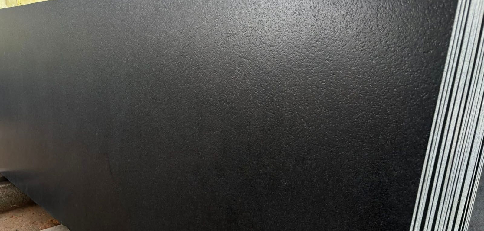 Leather Finish Black